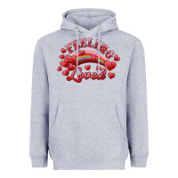 Heather Grey Feeling Loved Valentine's Day Heavyweight Hoodie - RanaPortraitStore