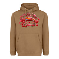 Toasted Coconut Feeling Loved Valentine's Day Heavyweight Hoodie - RanaPortraitStore