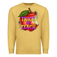 Antique Gold Trick or Teach Premium Sweatshirt - texasbilliewilder