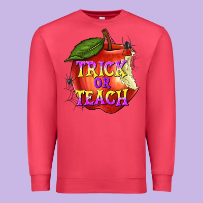 Trick Or Teach Premium Sweatshirt Designed By Texasbilliewilder