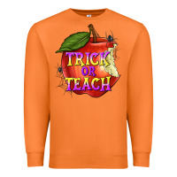 Carrot Trick or Teach Premium Sweatshirt - texasbilliewilder