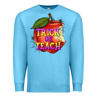 Ocean Blue Trick or Teach Premium Sweatshirt - texasbilliewilder