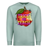 Seafoam Trick or Teach Premium Sweatshirt - texasbilliewilder