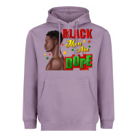 Lavender black men are dope black man Heavyweight Hoodie - texasbilliewilder