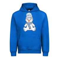 Cobalt winter snowman Urban Hoodie - AdoDesignShop