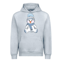 Heather Grey winter snowman Urban Hoodie - AdoDesignShop
