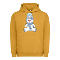 Pigment Peanut Butter winter snowman Urban Hoodie - AdoDesignShop