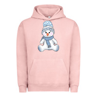 Pigment Salmon winter snowman Urban Hoodie - AdoDesignShop