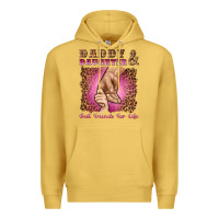 Antique Gold daddy and daughter best friends for life Premium Hoodie - Artiststas
