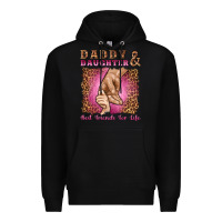 Black daddy and daughter best friends for life Premium Hoodie - Artiststas