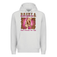 Dove Grey daddy and daughter best friends for life Premium Hoodie - Artiststas