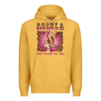 Mustard daddy and daughter best friends for life Premium Hoodie - Artiststas