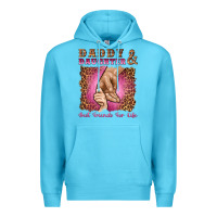 Ocean Blue daddy and daughter best friends for life Premium Hoodie - Artiststas