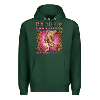 Sports Green daddy and daughter best friends for life Premium Hoodie - Artiststas