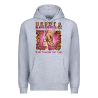 Heather Grey daddy and daughter best friends for life Premium Hoodie - Artiststas