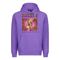 Purple daddy and daughter best friends for life Premium Hoodie - Artiststas