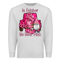 Dove Grey breast cancer awareness pink truck gnomes Premium Sweatshirt - RanaPortraitStore
