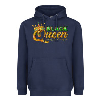 Navy black queen Heavyweight Hoodie - texasbilliewilder