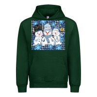 Forest Green snowman tumbler Urban Hoodie - AdoDesignShop