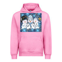 Fuchsia Pink snowman tumbler Urban Hoodie - AdoDesignShop