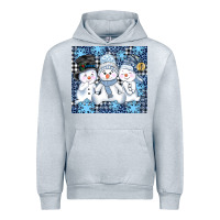Heather Grey snowman tumbler Urban Hoodie - AdoDesignShop