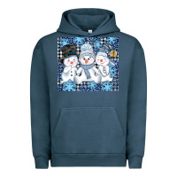 Pigment Midnight Navy snowman tumbler Urban Hoodie - AdoDesignShop