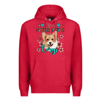 Cardinal life is better with a corgi Premium Hoodie - Jasminsmagicworld