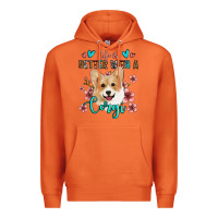 Carrot life is better with a corgi Premium Hoodie - Jasminsmagicworld