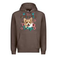 Coffee life is better with a corgi Premium Hoodie - Jasminsmagicworld