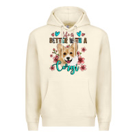 Sandshell life is better with a corgi Premium Hoodie - Jasminsmagicworld