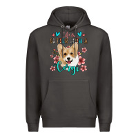 Smoke life is better with a corgi Premium Hoodie - Jasminsmagicworld