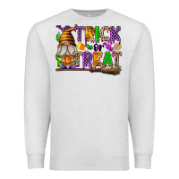 Oatmeal Heather Trick or Treat Premium Sweatshirt - texasbilliewilder