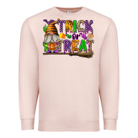Pale Pink Trick or Treat Premium Sweatshirt - texasbilliewilder