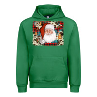 Emerald cowhide santa cookie socks background Urban Hoodie - AdoDesignShop