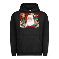 Cowhide Santa Cookie Socks Background Urban Hoodie | Teevron
