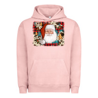 Pigment Salmon cowhide santa cookie socks background Urban Hoodie - AdoDesignShop