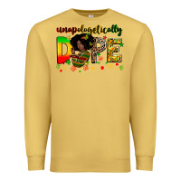 Antique Gold unapologetically dope Premium Sweatshirt - Zillion Design Studio