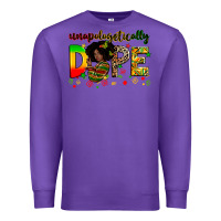 Purple unapologetically dope Premium Sweatshirt - Zillion Design Studio