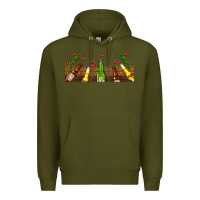 Army Green beer party for christmas Premium Hoodie - AdoDesignShop
