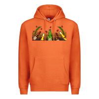 Carrot beer party for christmas Premium Hoodie - AdoDesignShop