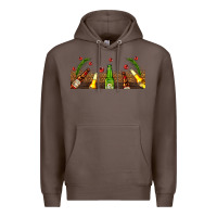 Coffee beer party for christmas Premium Hoodie - AdoDesignShop