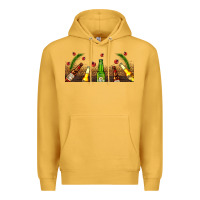 Mustard beer party for christmas Premium Hoodie - AdoDesignShop