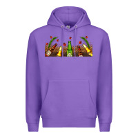 Purple beer party for christmas Premium Hoodie - AdoDesignShop
