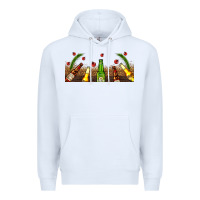 White beer party for christmas Premium Hoodie - AdoDesignShop