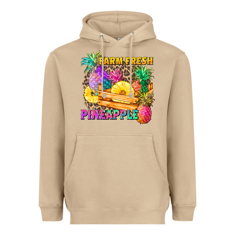 Farm Fresh Pineapple Heavyweight Hoodie by Zillion Design Studio | Teevron