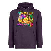 Plum farm fresh pineapple Heavyweight Hoodie - Zillion Design Studio