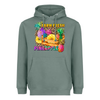 Sage farm fresh pineapple Heavyweight Hoodie - Zillion Design Studio