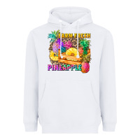White farm fresh pineapple Heavyweight Hoodie - Zillion Design Studio