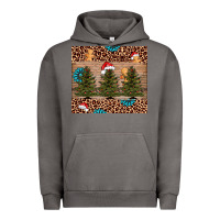 Pigment Tornado Christmas trees leopard Urban Hoodie - AdoDesignShop