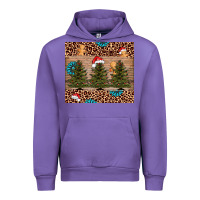 Tulip Christmas trees leopard Urban Hoodie - AdoDesignShop